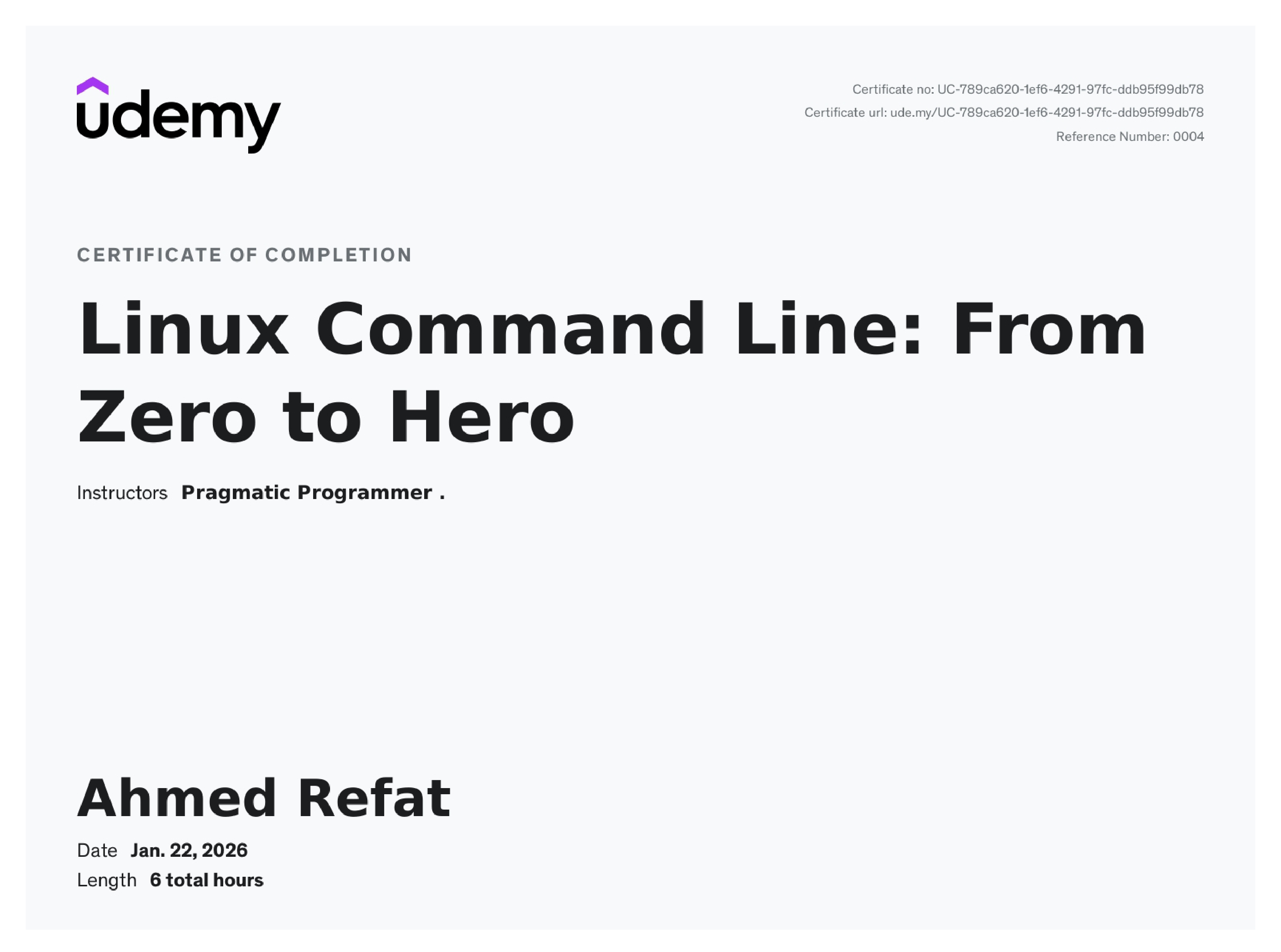 Linux Command Line and Docker Certificate
